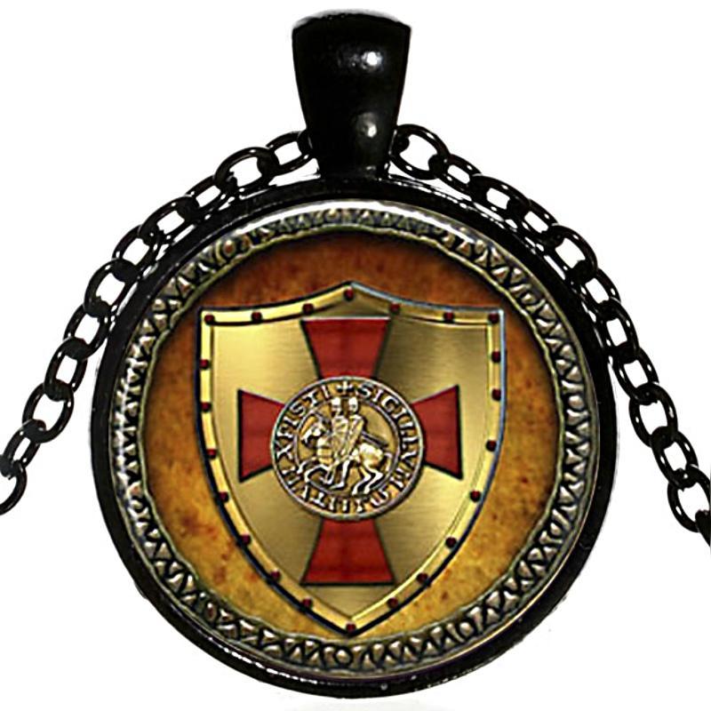 Knights Templar Logo - Wholesale Alloy Punk Men Assassin Creed Templar Order Necklace