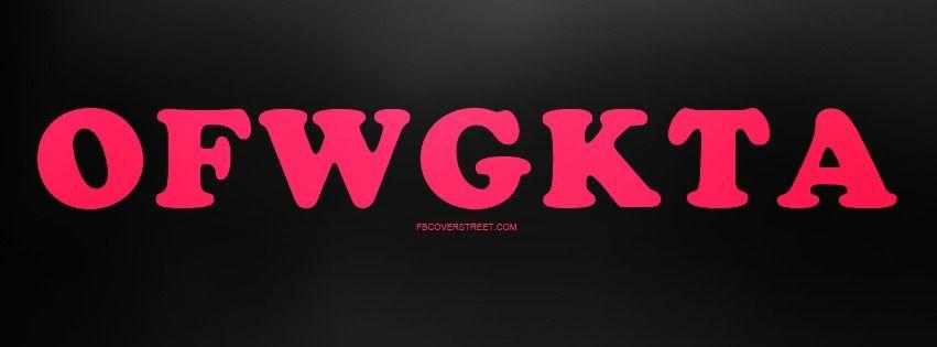 Ofwgtka Logo - OFWGKTA Pink Logo Facebook Cover - FBCoverStreet.com
