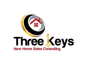 Three Keys Logo - Three Keys Real Estate Consultants logo design - 48HoursLogo.com