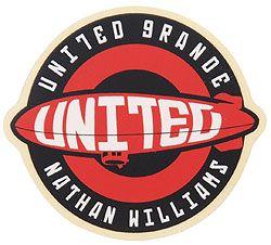 United BMX Logo - United BMX Mothership Sticker Single £0.48