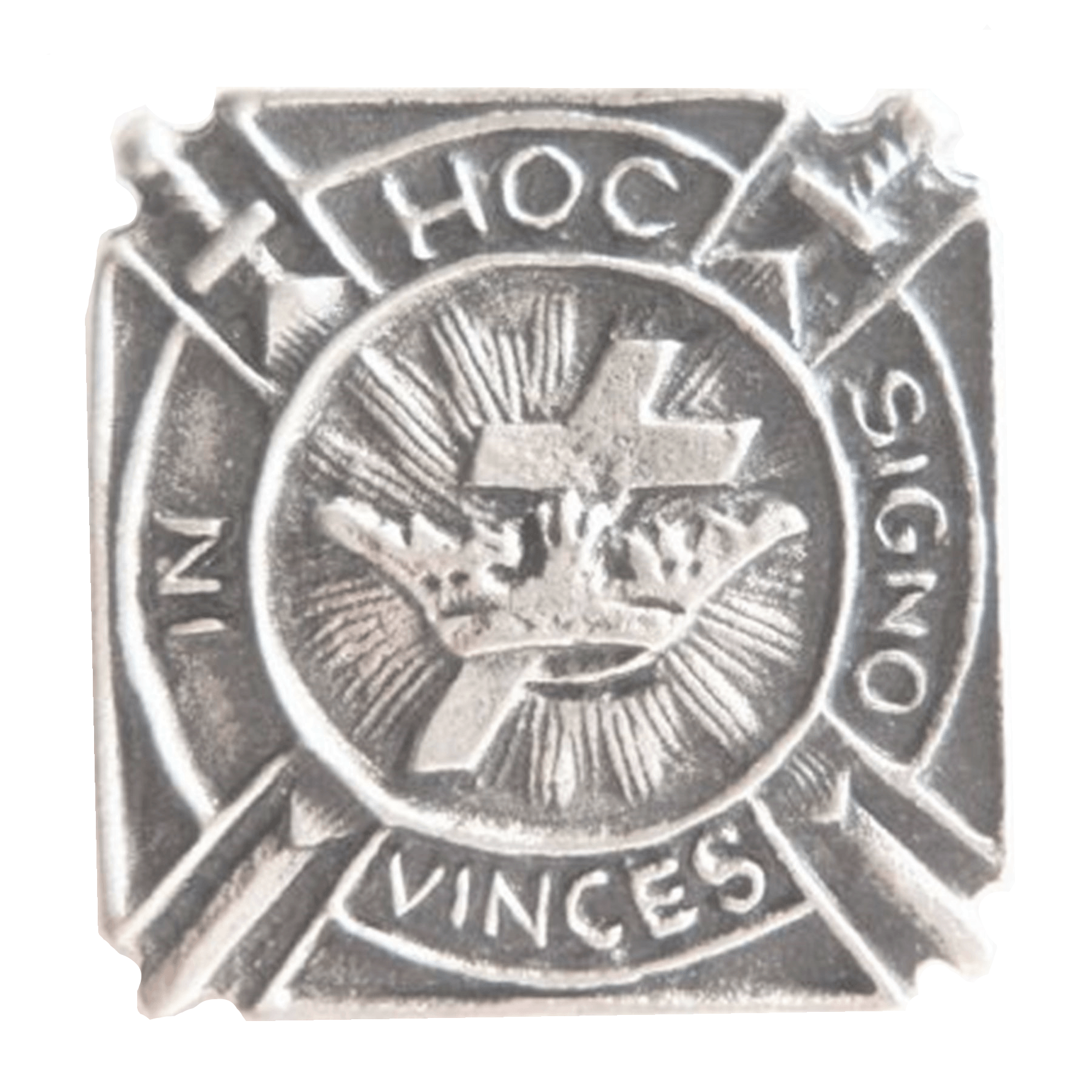 Knights Templar Logo - Masonic Knights Templar In Hoc Signo Vinces Emblem Pewter Pin Badge