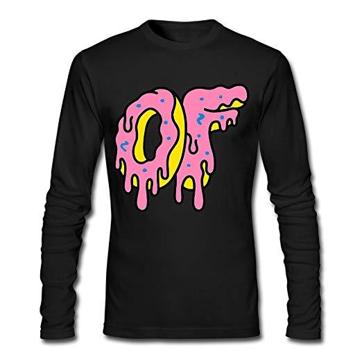 OFWGKTA Logo - CAILZ Men's OFWGKTA Odd Future Of Donut Logo Long Sleeve