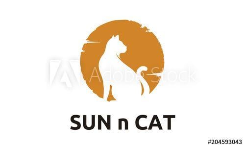 Kangaroo and Sun Logo - Cat and Sun logo design inspiration - Buy this stock vector and ...