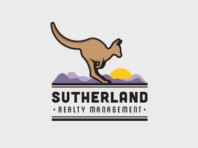 Kangaroo and Sun Logo - Logo Concept 1 by Justin Andrew Miller