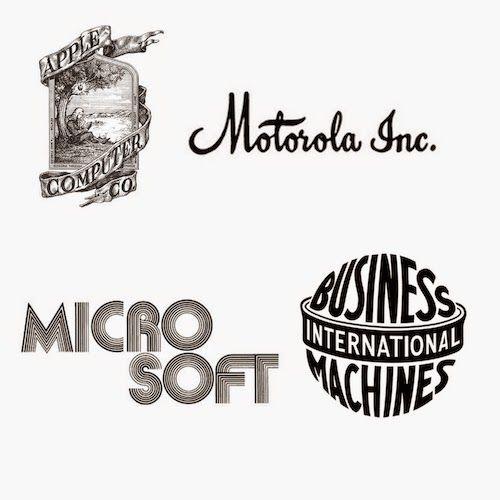 Famous Tech Logo - Famous Tech Logos Before 90's