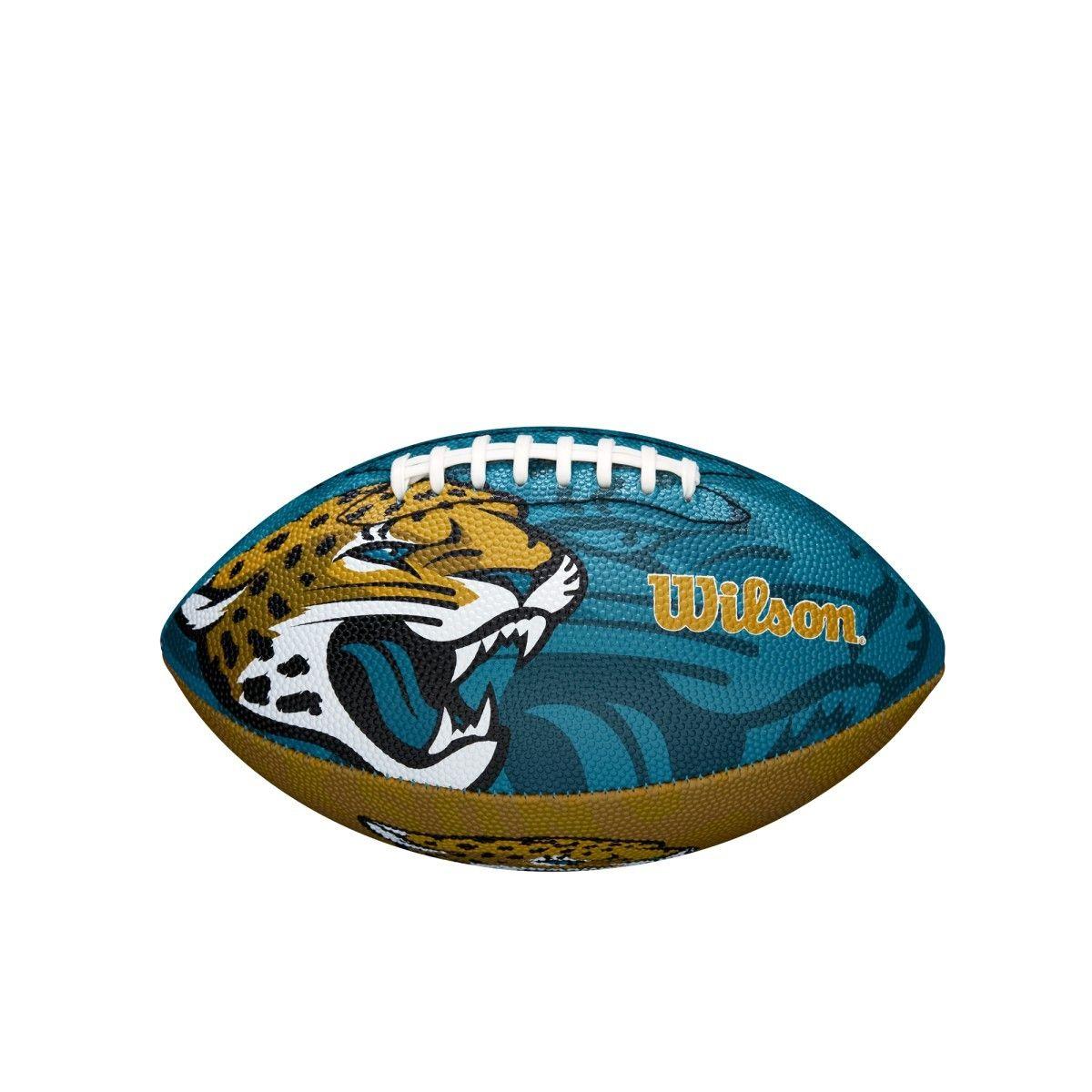 Jaguar Football Logo - NFL TEAM LOGO JUNIOR SIZE FOOTBALL JAGUARS. Wilson