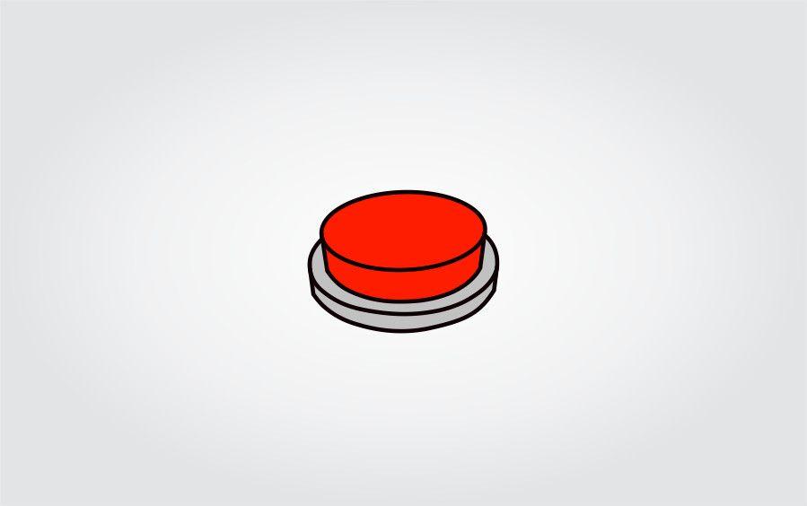 Red Button Logo - Entry by veyronf4 for Design a big red button logo