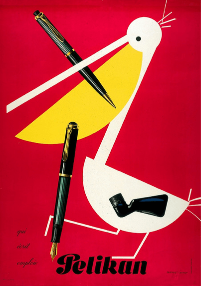 Pelikan Logo - Pelikan Logo Historys: Graphic Design, History. The Red List