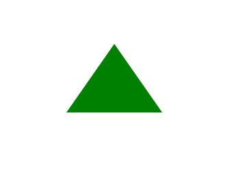Solid Green Triangle Logo - The Collection Of Various Type Of Shape In CSS