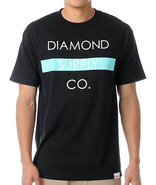 Black Diamond Supply Logo - Diamond Supply Co Bar Logo Black T-Shirt | Zumiez