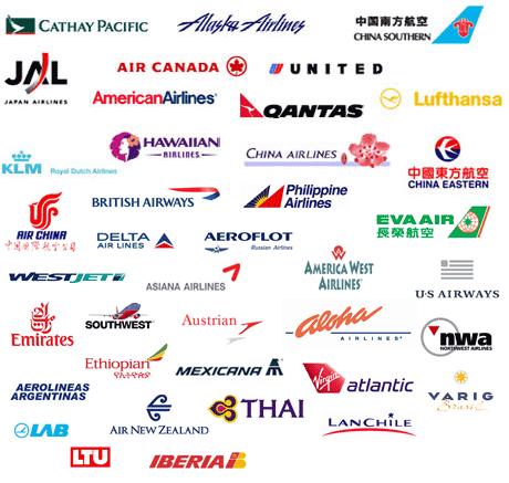 Major Airline Logo - Important airline Logos