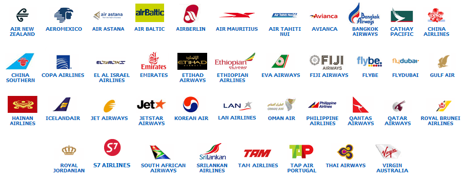 International Airline Logos