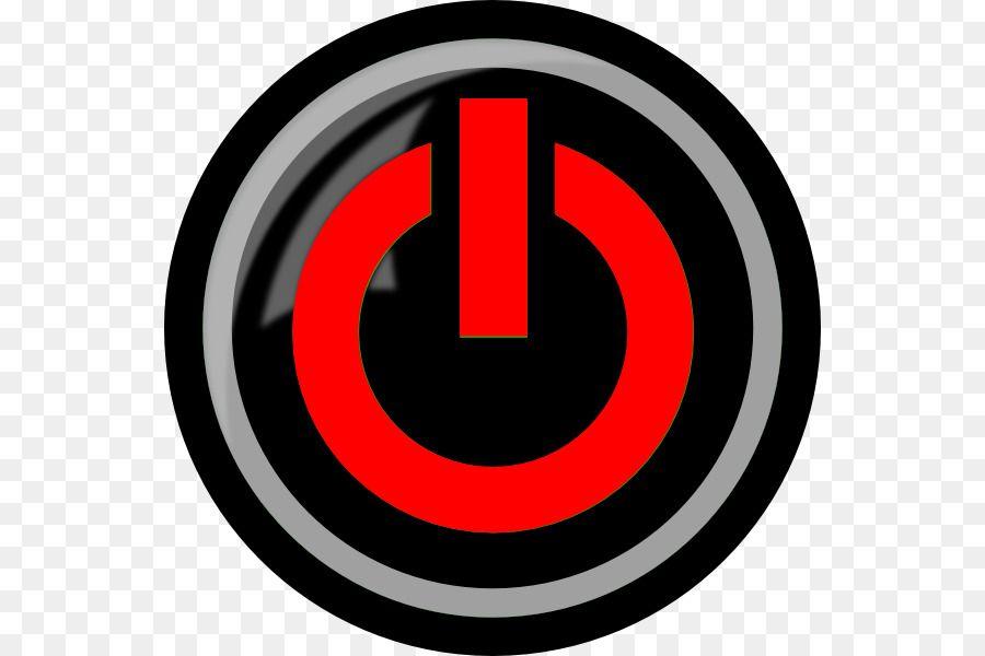 Red Button Logo - Computer Icon Button Logo Power symbol png download