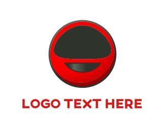Red Button Logo - Button Logo Maker