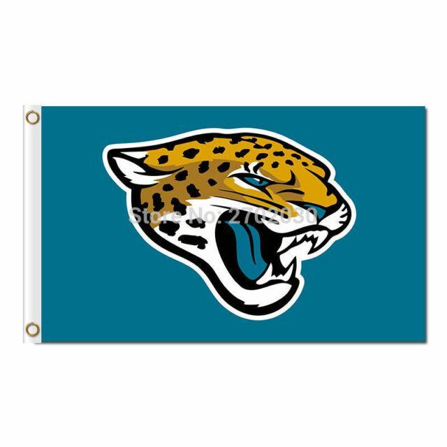 Jaguar Football Logo - Jacksonville Jaguars Flag 3x5ft Banner Polyester American Football