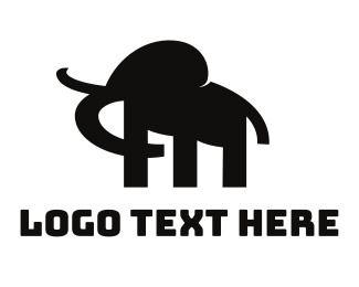 Black Mammoth Logo - Mammoth Logo Maker