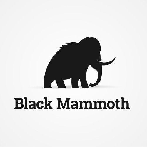 Black Mammoth Logo - Create a mammoth that seeks to invest in companies!. Logo design