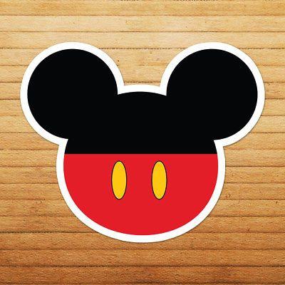 Mickey Mouse Head Logo - Mickey Mouse Head Logo Walt Disney Die Cut Wall Car Window Vinyl