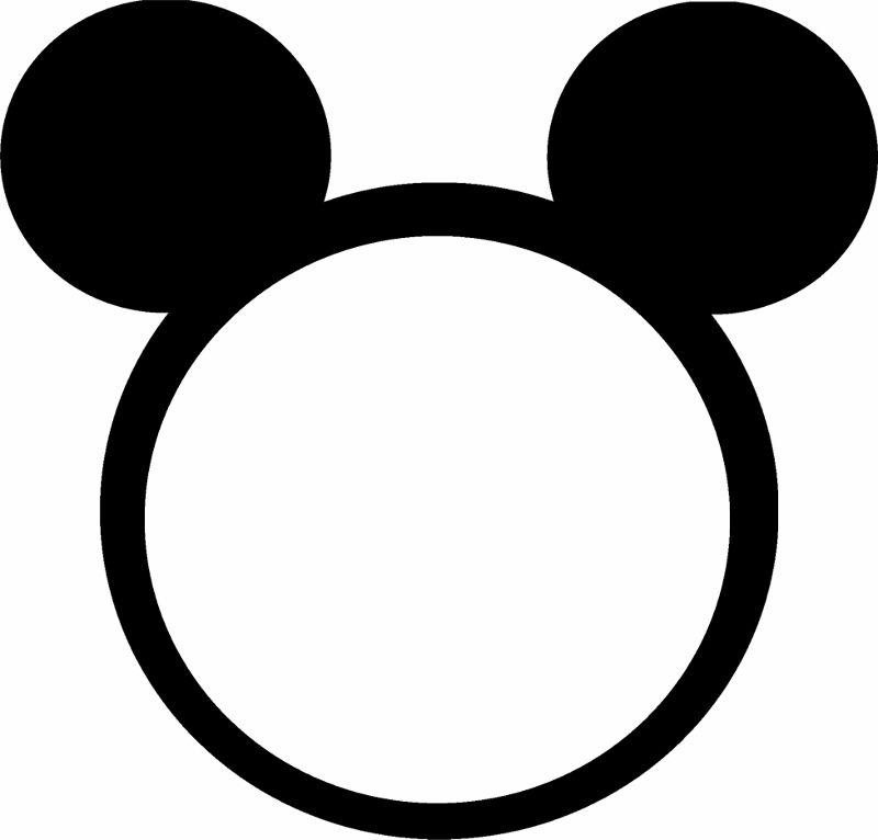 Mickey Mouse Head Logo - Free Outline Of Mickey Mouse Head, Download Free Clip Art, Free Clip ...
