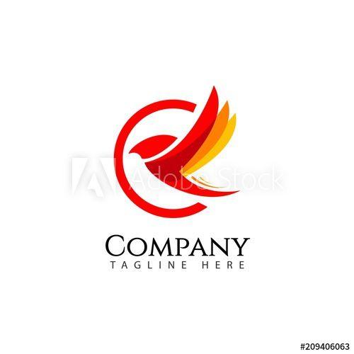 Red Bird Company Logo - Bird Company Logo Vector Template Design Illustration - Buy this ...