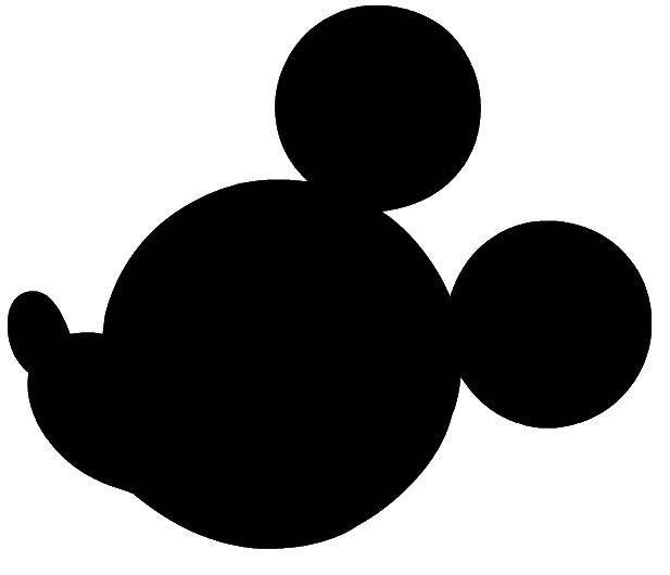 Mickey Mouse Head Logo - Im thinking about printing a mickey mouse shirt for me and my family ...
