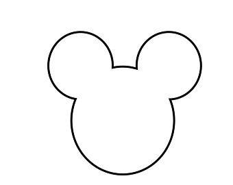 Mickey Mouse Head Logo - Mickey mouse outline svg