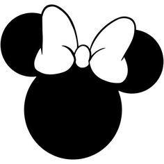 Mickey Mouse Head Logo - minnie mouse logo | Custom Personalized Minnie Mouse Iron On ...