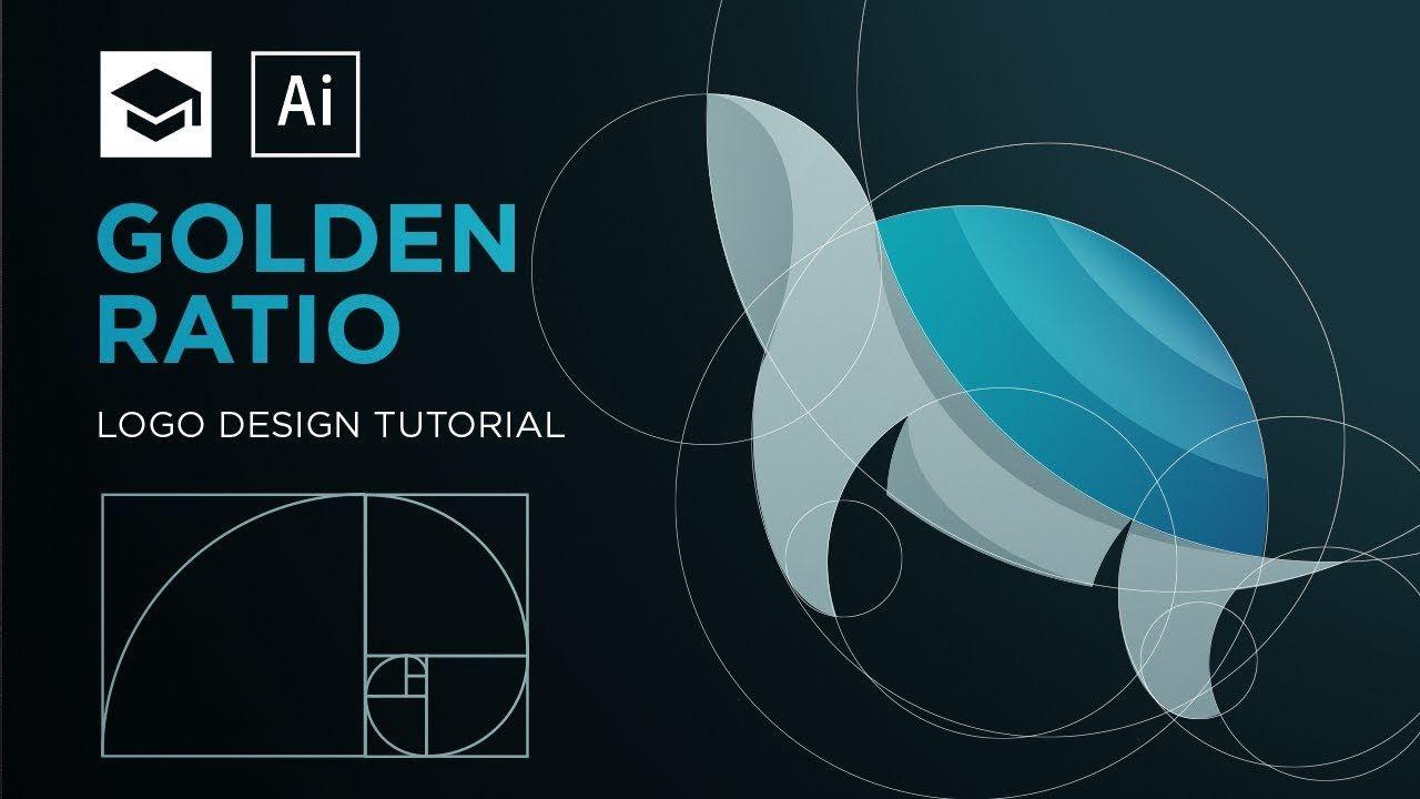 Gold Spiral Logo - How to design a logo with golden Ratio | Adobe Illustrator Tutorial ...