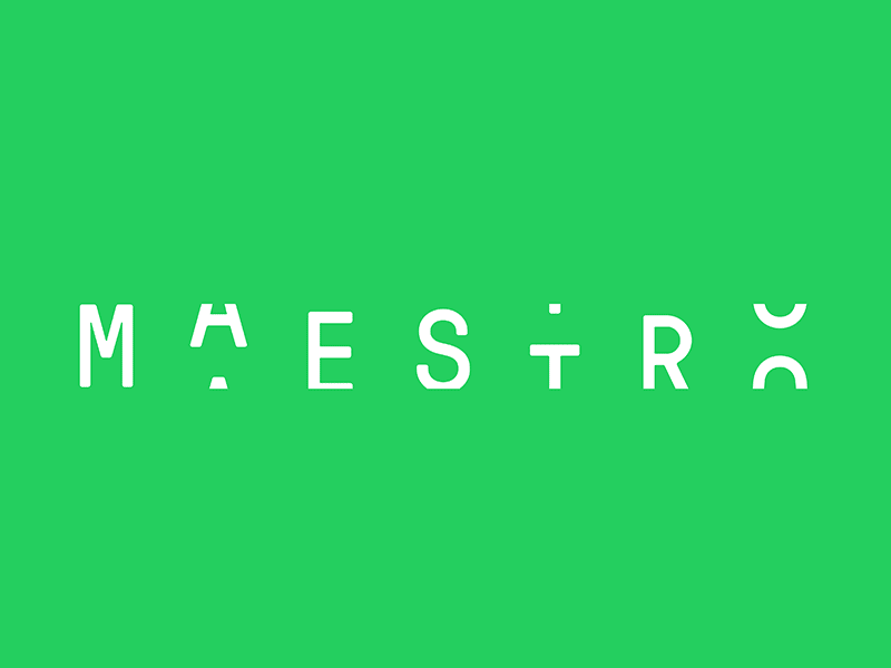 Maestro Logo - Maestro logo animation
