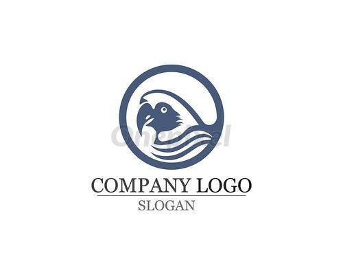 Red Bird Company Logo - Bird Logo and symbols Template vector red color - 4575351 | Onepixel