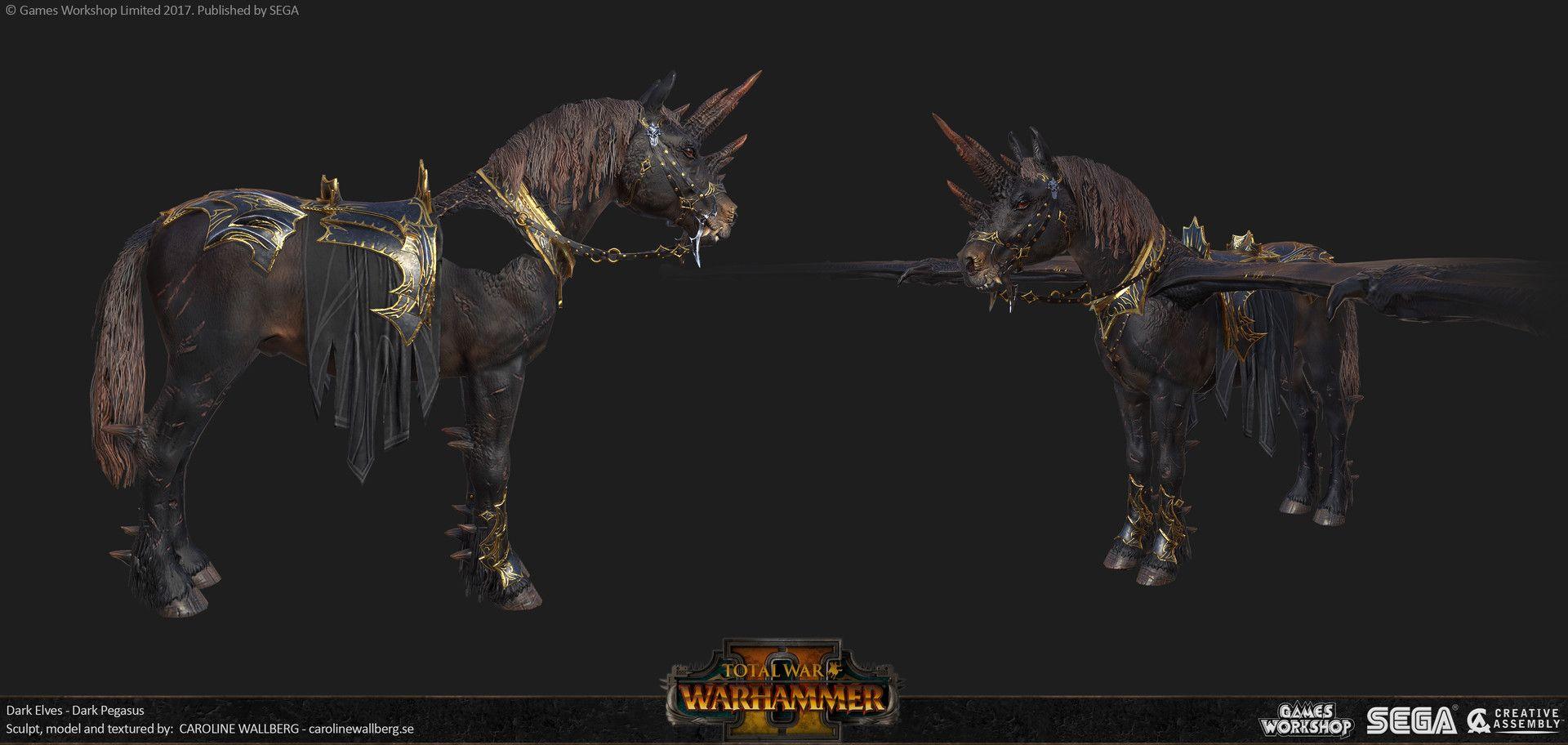War Pegasus Logo - ArtStation - Total War: Warhammer - Sulephet & Dark Pegasus, C Wallberg