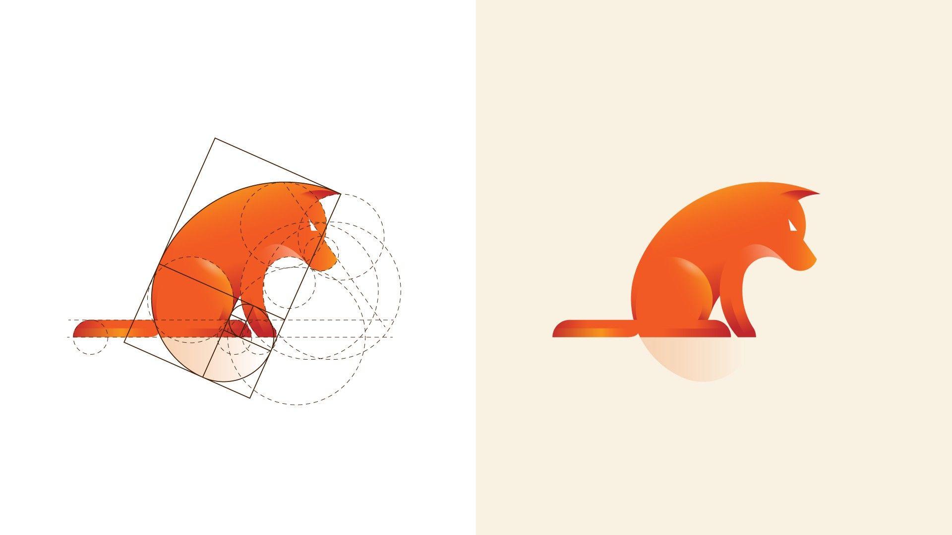 Golden Ratio Logo - How to design a logo with golden ratio spiral – DAINOGO – Medium