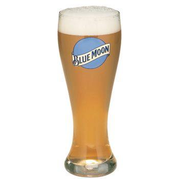 Blue Moon Draft Logo - Blue Moon 23 oz Pilsner Beer Glasses