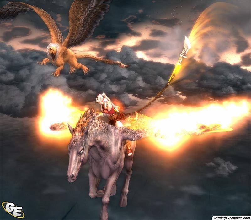War Pegasus Logo - God of War II Screenshots and Images - GamingExcellence