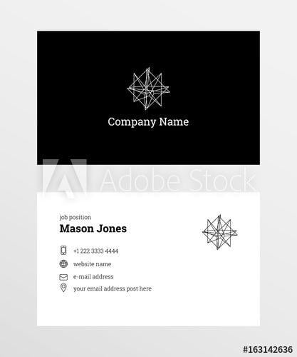 Double Globe Logo - Double-sided business card template. US standard size 3.5x2 in ...