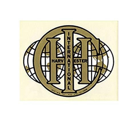 Double Globe Logo - R1318 - International Harvester IH IHC Double Globe Decal - Gold ...