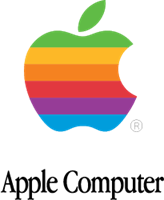 Old Computer Logo - Old Apple Computer Logo Vector (.AI) Free Download