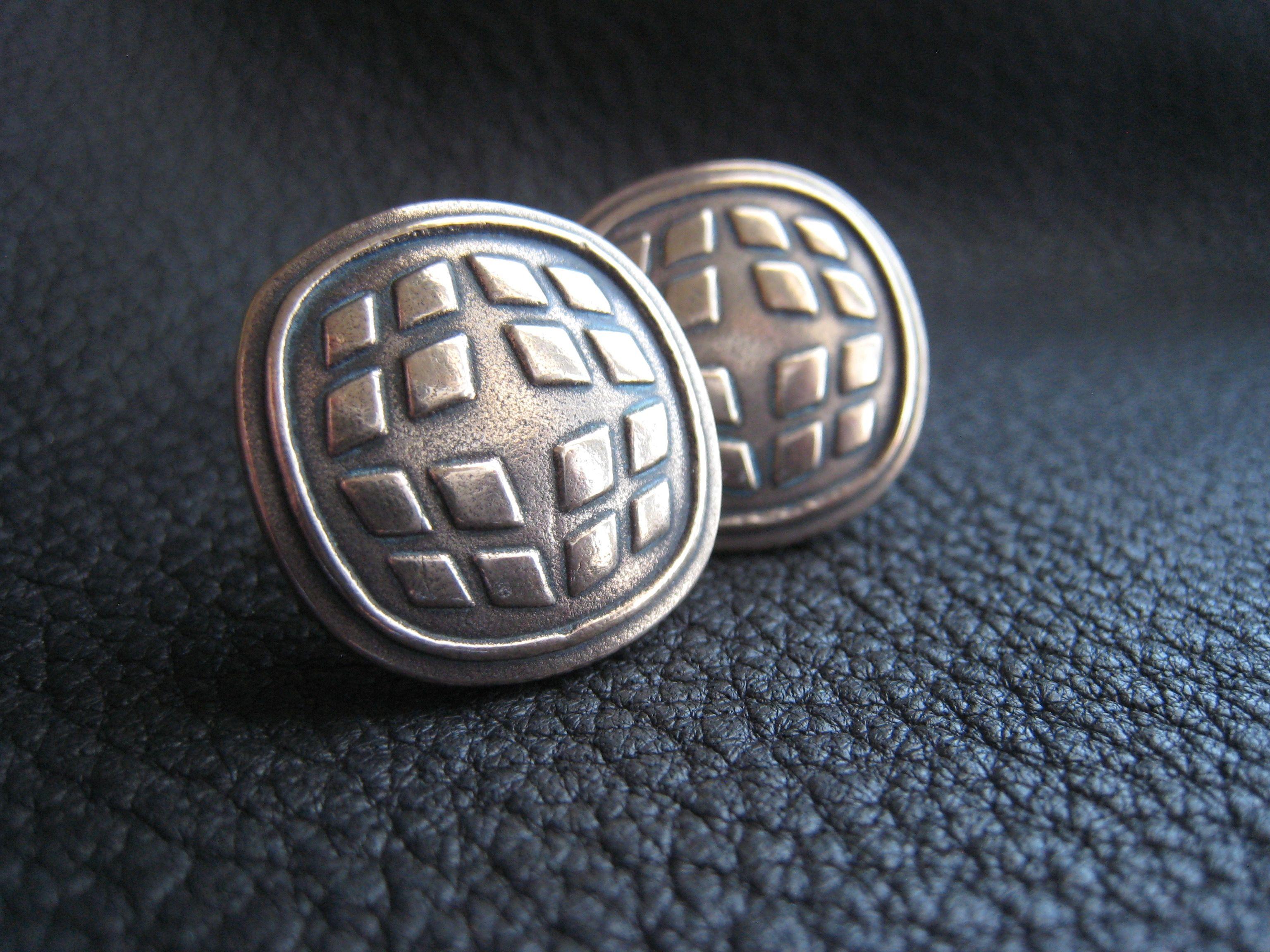 Bronze Company Logo - Hand Crafted Solid Bronze Golden Cuff Links Cufflinks With Company ...