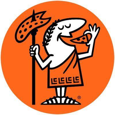 Caesars Logo - The robe in the Little Caesars logo has little 'LC's on it. Pets