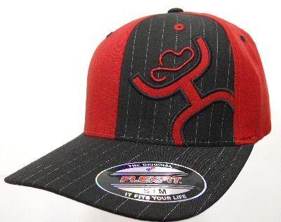 Red and Black Cowboy Logo - Mens Cowboy Hats HOOey Pinstripe Red and Black With White and Black ...