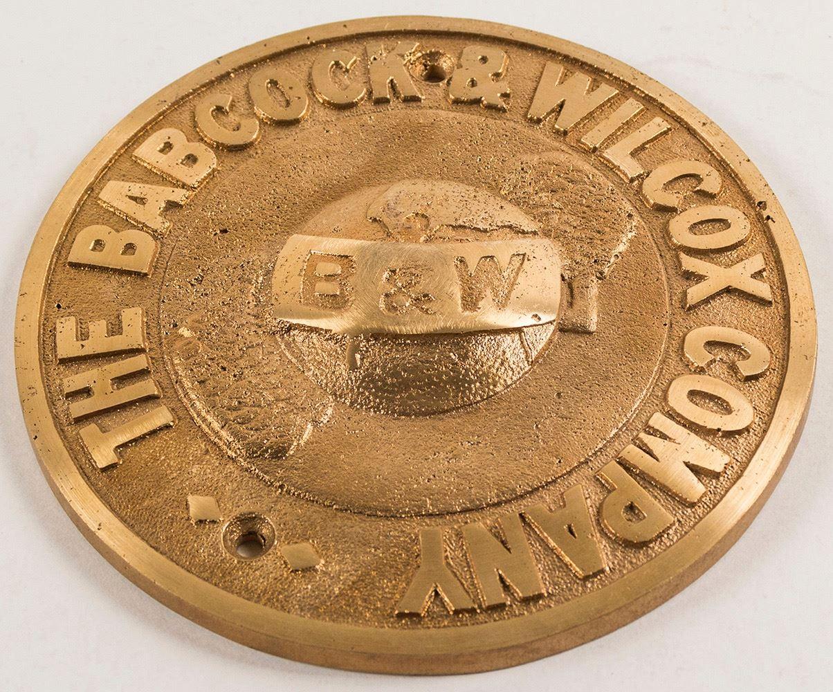 Bronze Company Logo - Babcock & Wilcox Company Bronze Logo Casting