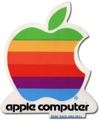 Apple Computer Logo - Apple Computer logo sticker