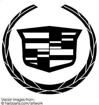 Black Cadillac Logo - Download : Cadillac Logo - Vector Graphic
