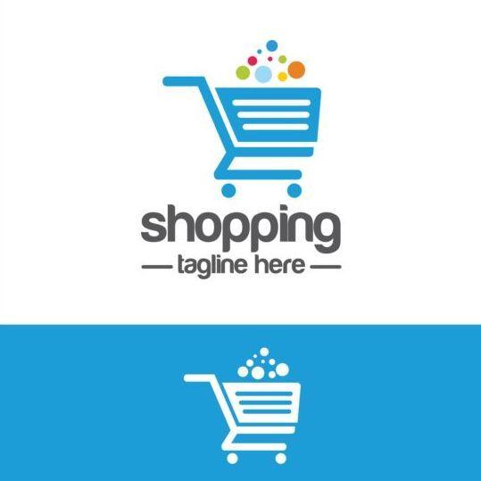 Cart Logo - Shopping cart logo vector material 07 free download