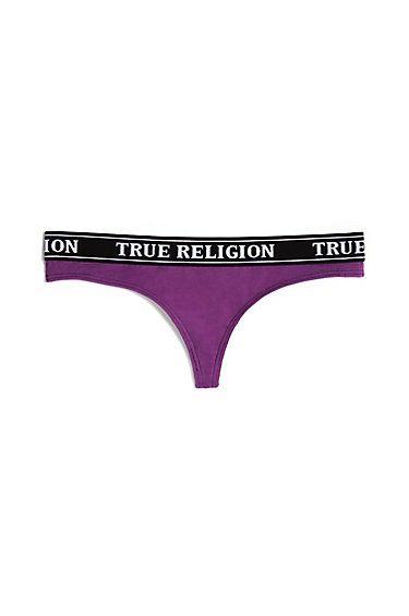 New True Religion Logo - WOMENS LOGO THONG