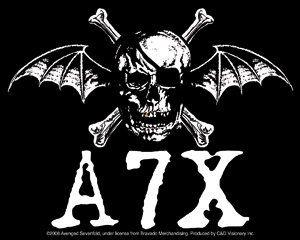 A7X Logo - Avenged Sevenfold Vinyl Sticker A7X Death Bat Logo