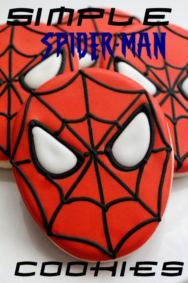 Simple Spider Man Logo - Simple Spider-Man Cookies – The Sweet Adventures of Sugar Belle