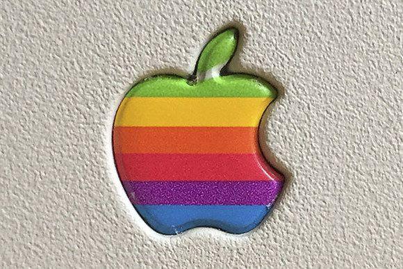 Letter a Apple Logo - Think Retro: A love letter to the Apple logo | Macworld