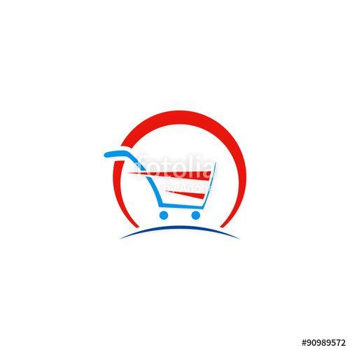 Cart Logo - shopping cart abstract buy speed logo