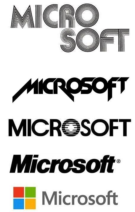 Old Microsoft Logo - A Few Thoughts on Microsoft Logos New and Old